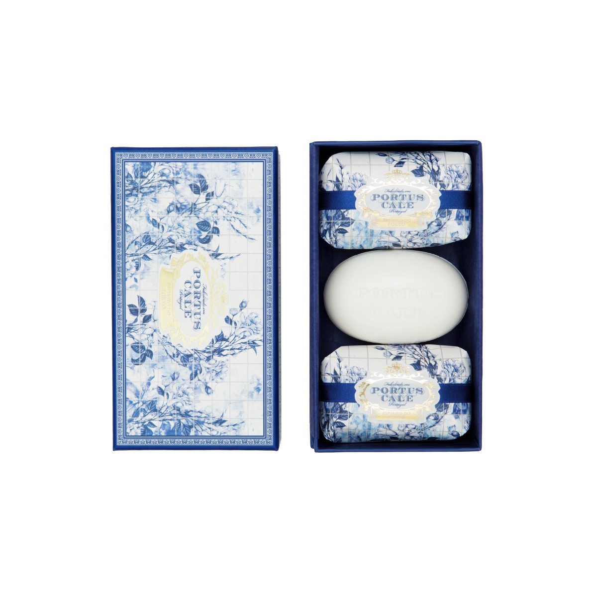 Onregelmatigheden Grondwet Experiment Castelbel Portus Cale Gold & Blue Soap Set - Made in Flavours